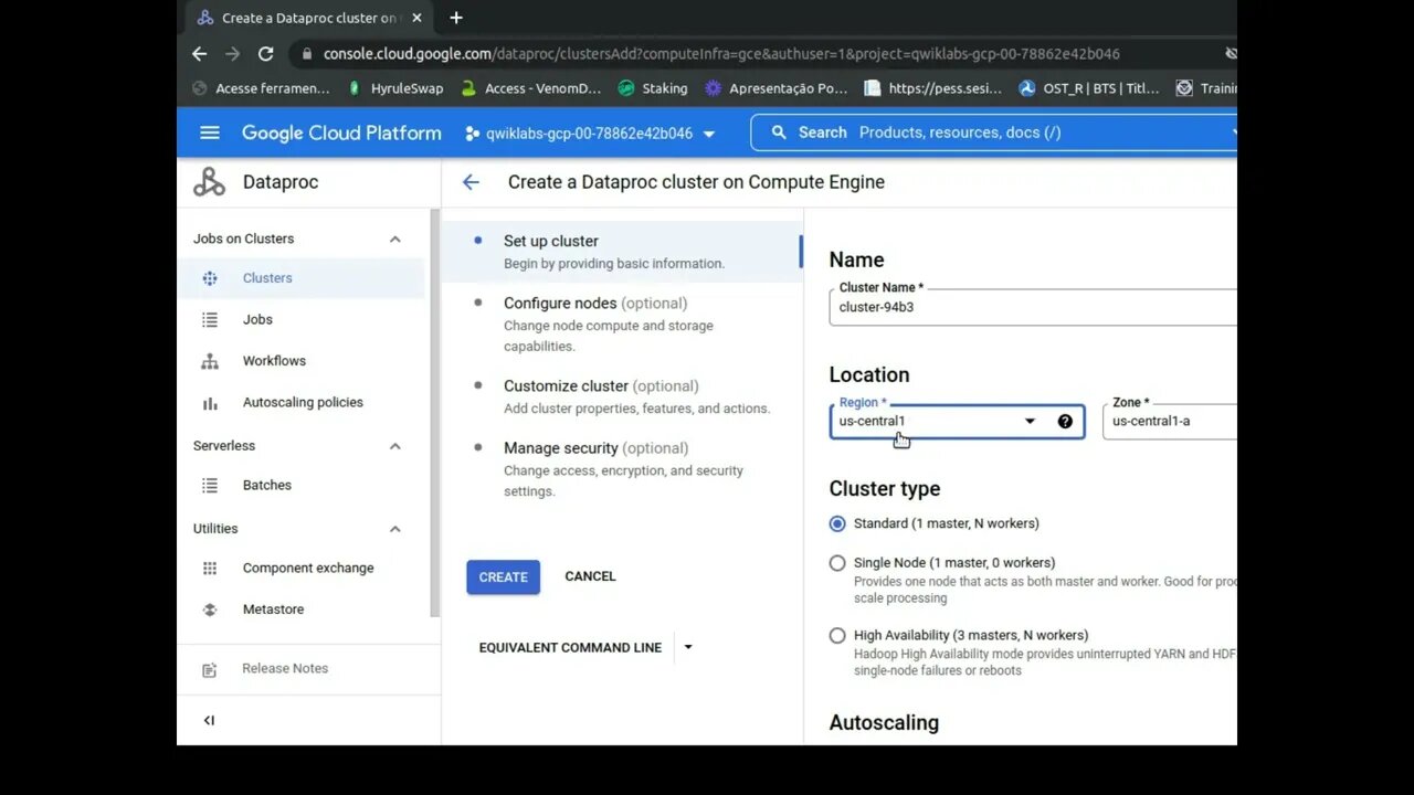 Challange Lab(Tarefa4) - Perform Foundational Data, ML, and AI Tasks in Google Cloud: Challenge Lab