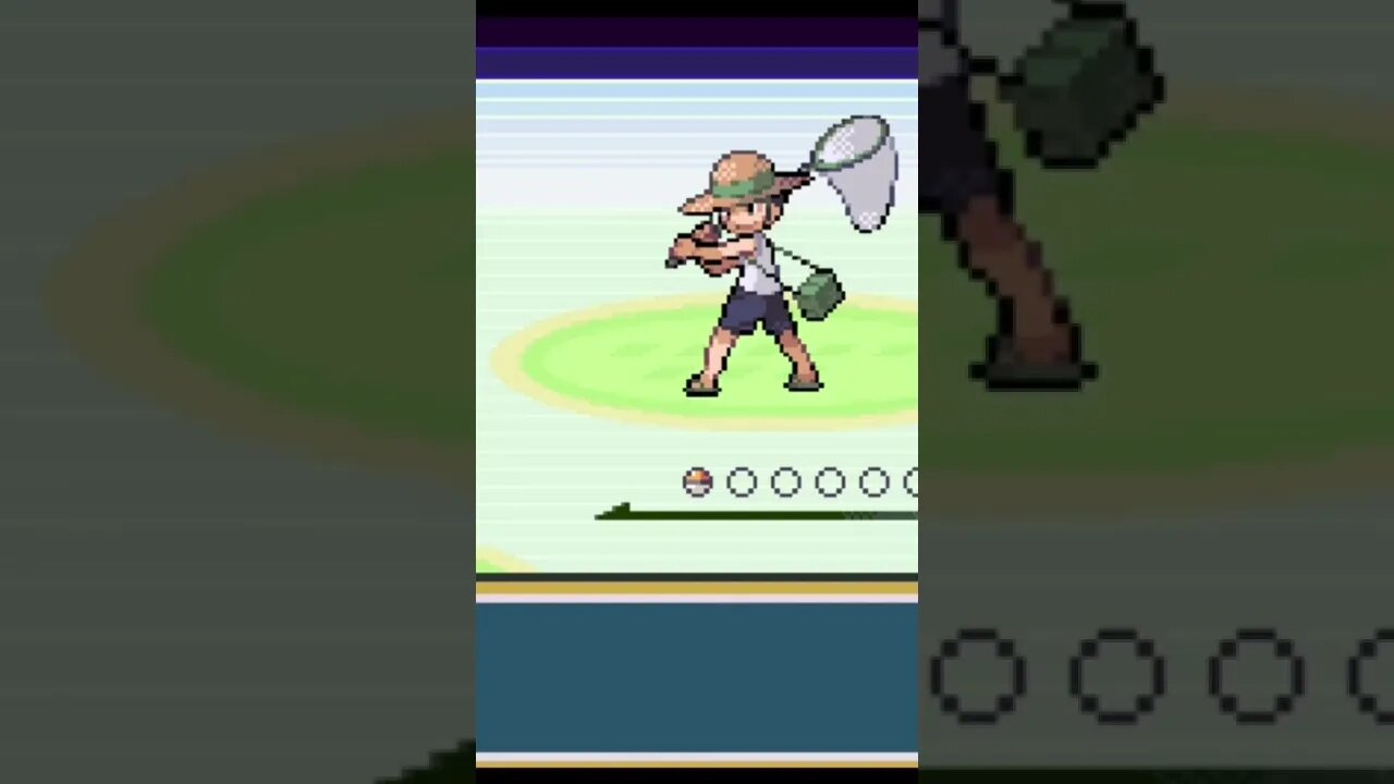 Pokémon FireRed - Bug Catcher Rick Sends Out Larvesta