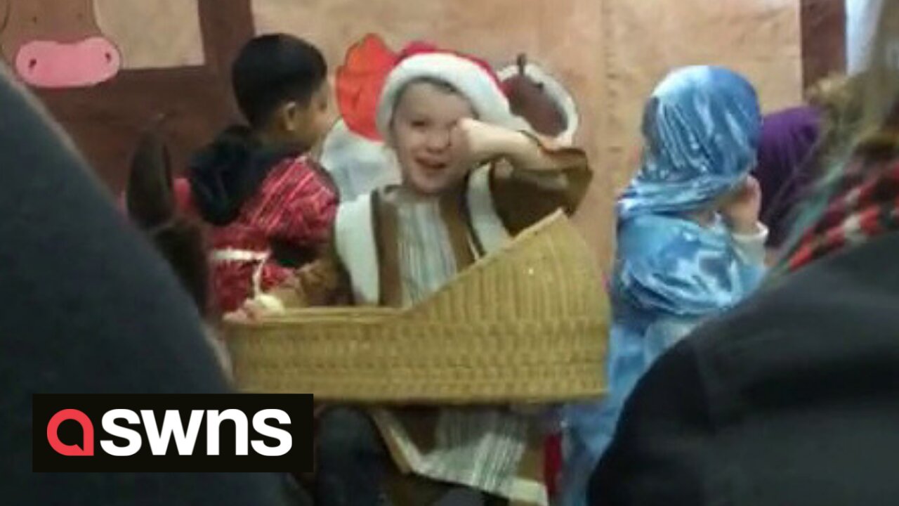 Hilarious moment UK boy obsessed with pirates shouts 'land ahoy' in Christmas nativity