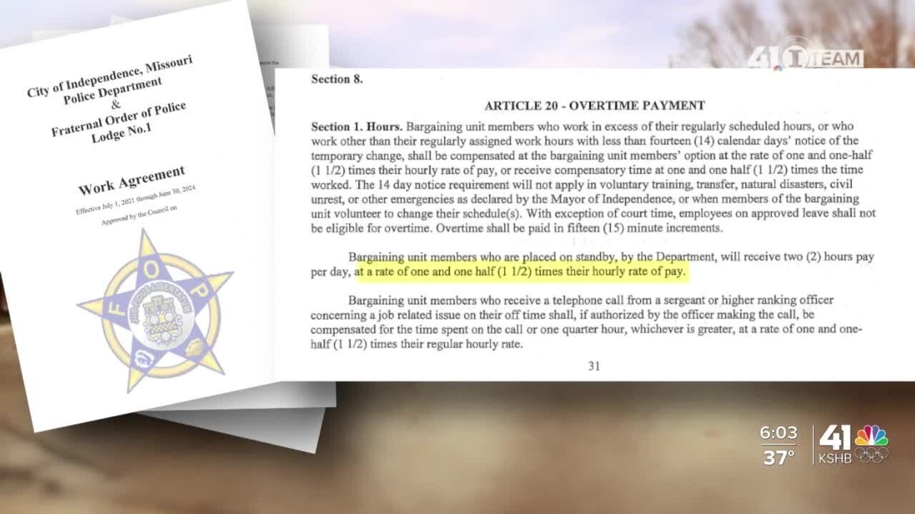 Overtime abuse investigation prompts look into overtime policies at Independence Police Department