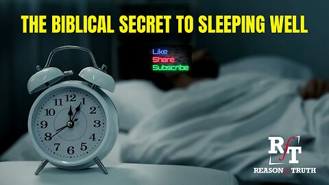 The Secret To Sleeping Well