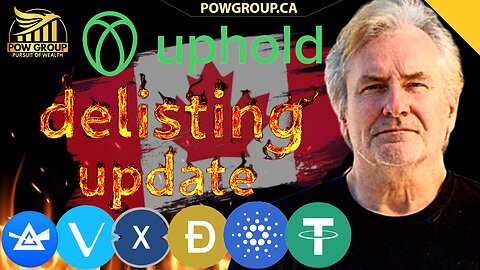 Uphold Canada Delisting Update: 14 Days Until ADA, DOGE, XDC, USDT, USD, VET, BEAM Are Delisted