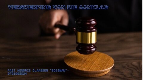 verskerping van die aanklag|DAAGLIKSE WOORD BEDIENING| 02.05.2022