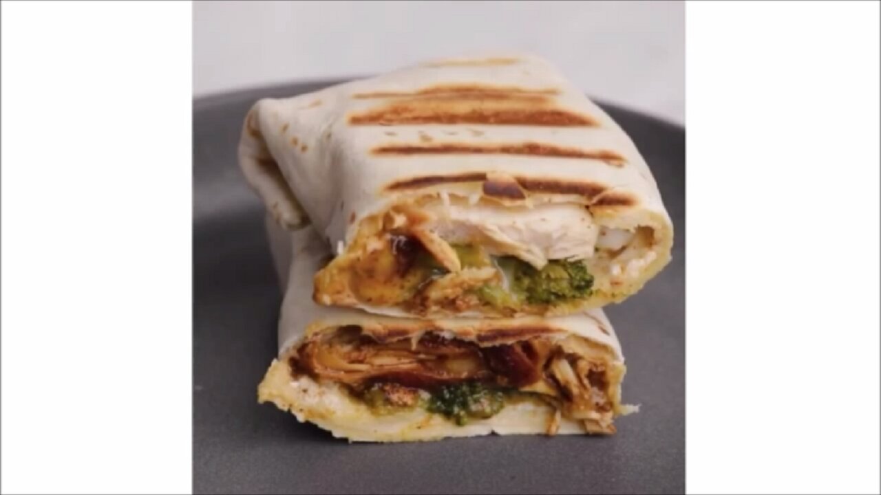 Grilled Chicken Broccoli Wraps