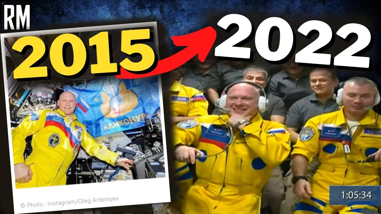 Russian Cosmonauts Wearing Ukrainian Colors? | Mass Media Narrative