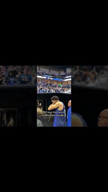 Karl Anthony Towns gives a final goodbye to Timberwolves fans as their season ends