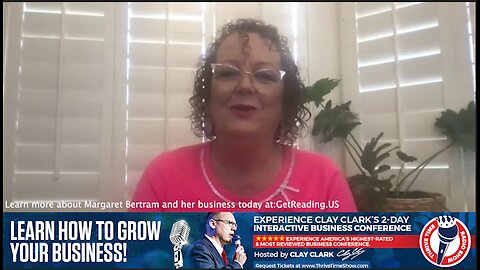 Clay Clark Success Story | “I Had Ideas, No Customers. Step-By-Step We’ve Built This. These Guys Have All of the Systems In Place! I Wouldn’t Be Here Without Clay Clark!" - Margaret Bertram GetReading.US