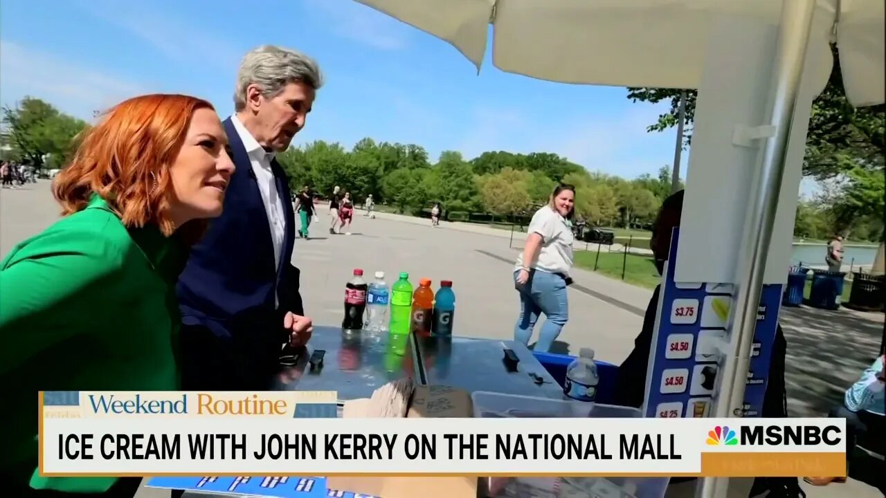 “Journalist” Jen Psaki Interviews John Kerry: “Do You Want To Go Get Some Ice Cream?”