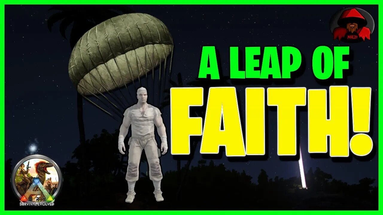 Ark #Shorts - A LEAP OF FAITH! | Ark Survival Evolved - Parachutes Still Save Lives!