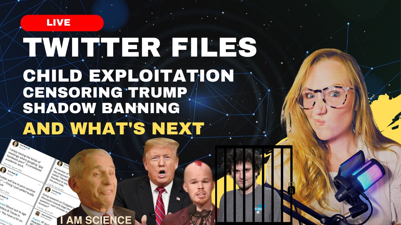 Twitter Files, child exploitation, political corruption & what's next!