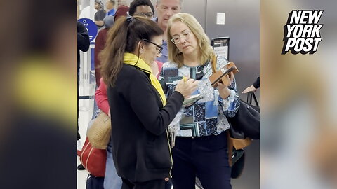 Spirit Airlines employee snaps, curses at passenger during boarding pass check