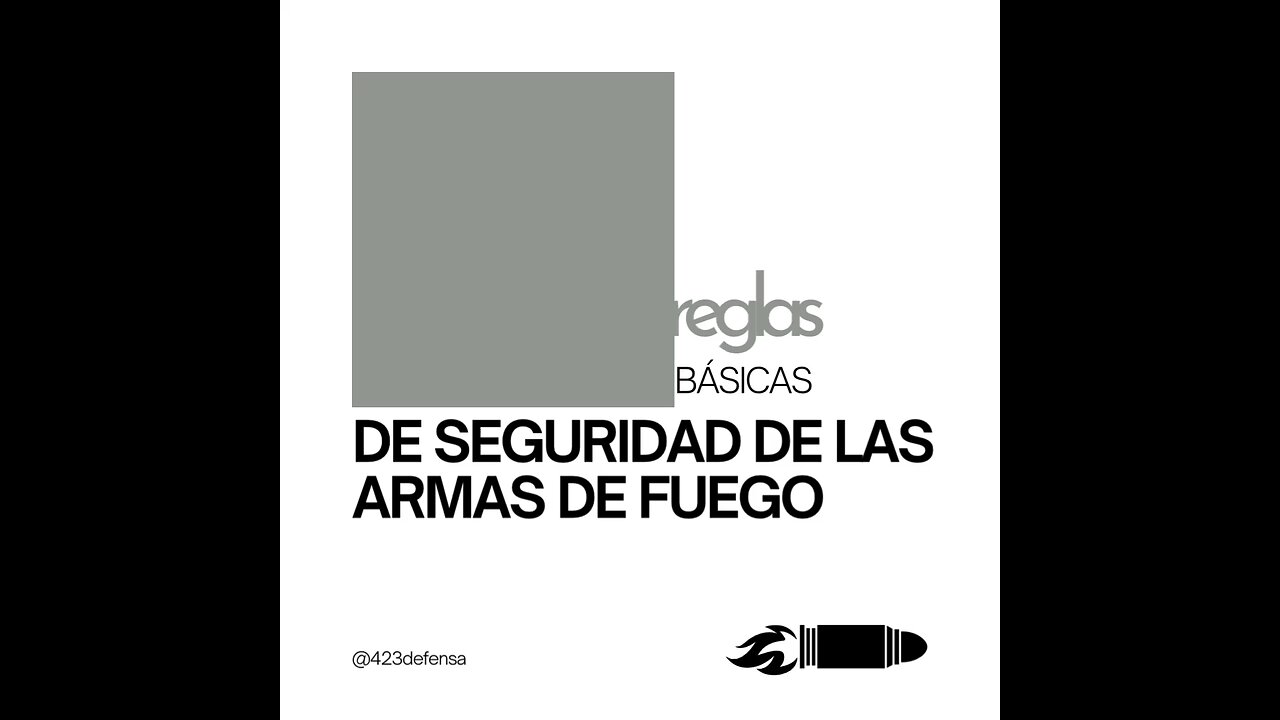 Cuatro reglas básicas de seguridad de las armas de fuego