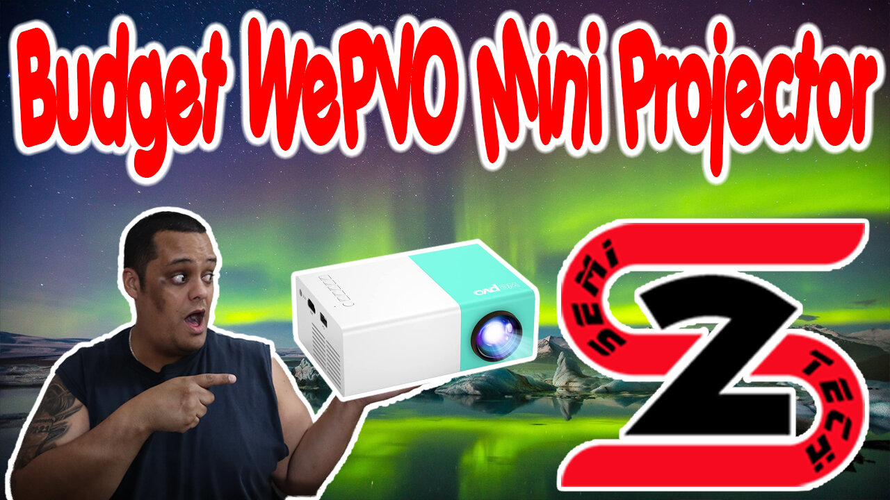 Budget WePVO Mini Projector Unboxing and Review - Must Get