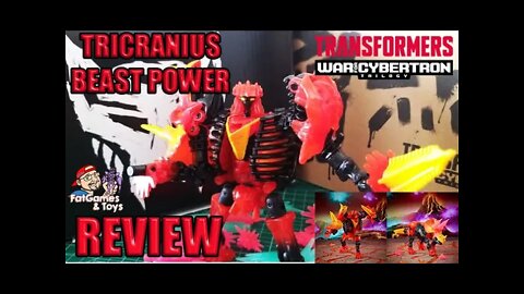 Transformers Generations Selects WFC Deluxe Class Tricranius Beast Power Review