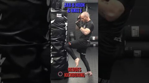 Heroes Training Center | Kickboxing & MMA "How To Double Up" Jab & Hook & Knee 1 | #Shorts