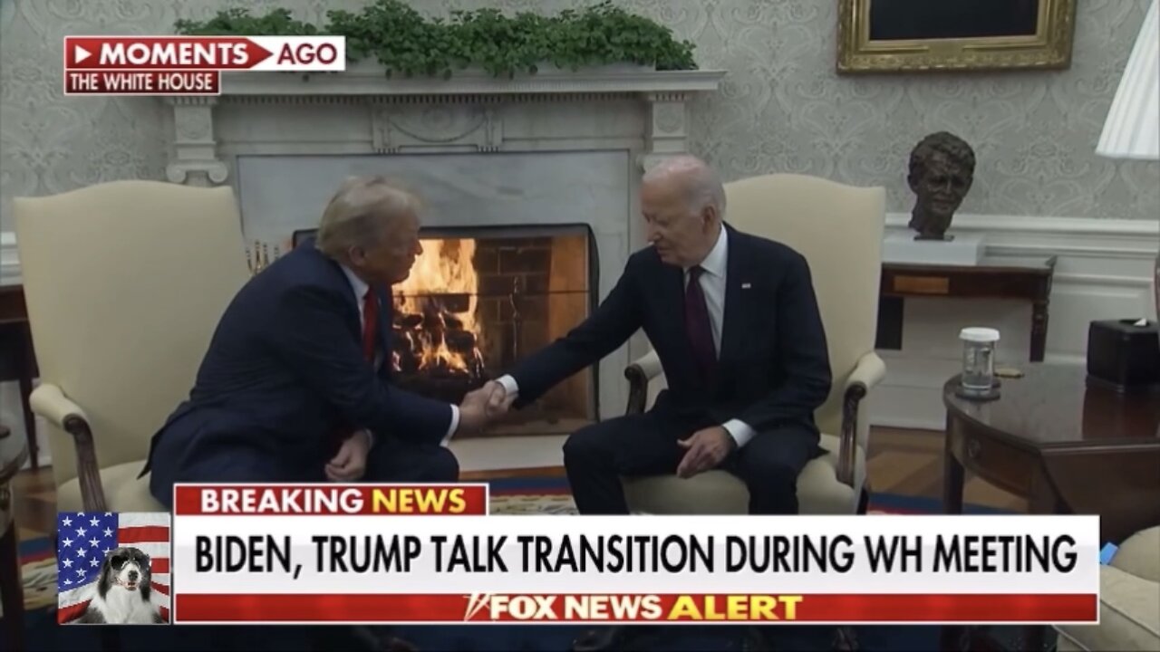 Biden congratulates Trump during historic Oval Office meeting (11/13/24)