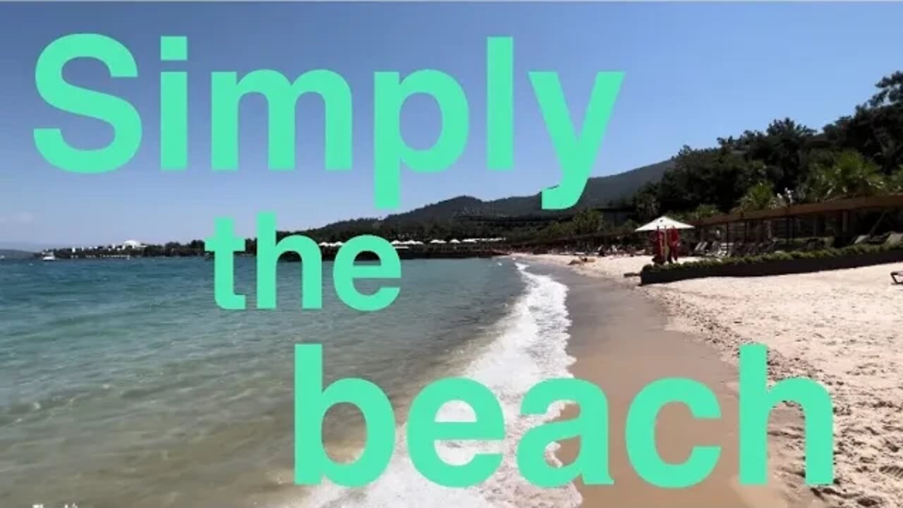 Beachwalk Bodrum Mugla Turkey (4K)