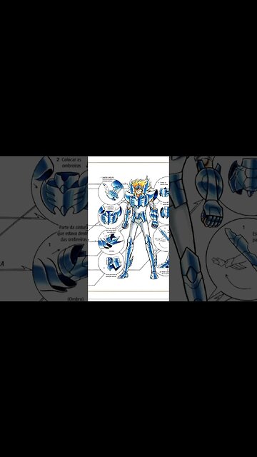 Os Cavaleiros Do Zodíaco - 3ª Armadura De Cisne - Hyoga [Pause o Vídeo Caso Não Consiga Ler]