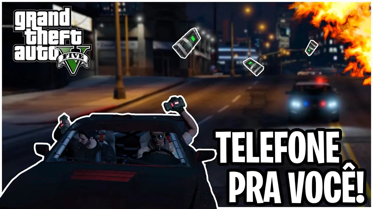 Telefone pra você POLICIAL! GTA V com inscritos