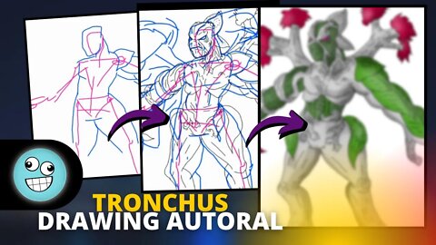 DRAWING CHARACTER AUTHORIAL: TRONCHUS | DESENHANDO PERSONAGEM AUTORAL #drawing