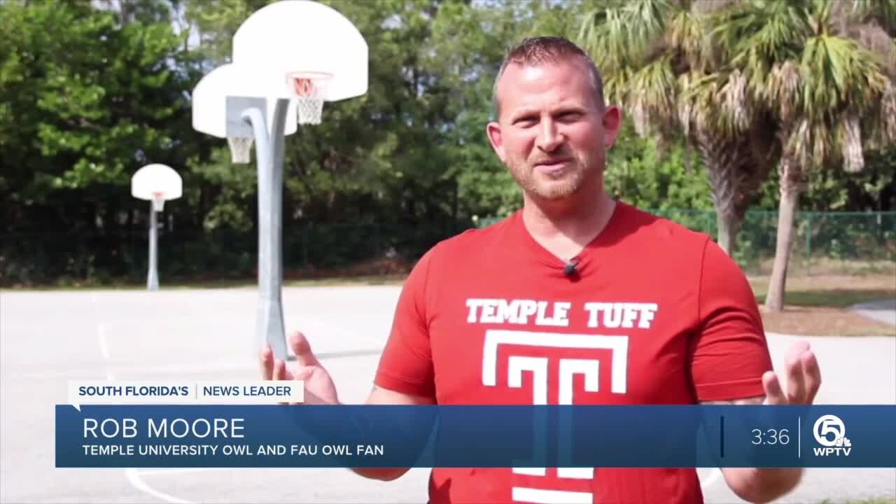 Temple Owl fan's feathery interest flocks to FAU