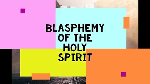 Series - Disciples Journey - #6- The Unforgivable Sin...Blasphemy of The Holy Spirit