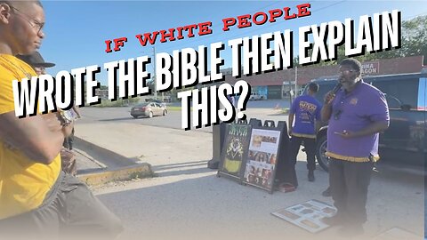 IF WHITE PEOPLE WROTE THE BIBLE THEN EXPLAIN THIS?!!