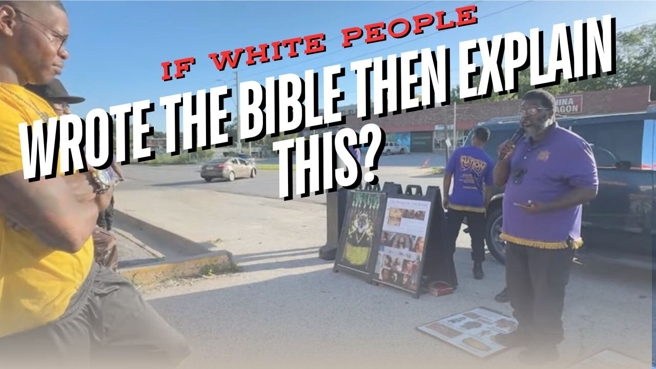 IF WHITE PEOPLE WROTE THE BIBLE THEN EXPLAIN THIS?!!
