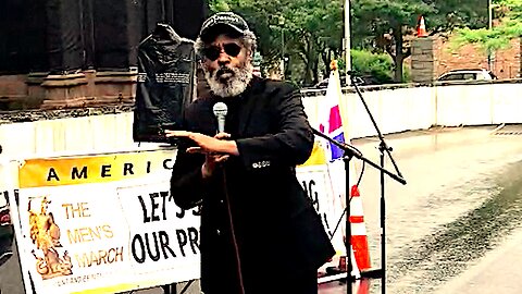 Walter Hoye || At The Men's March In Albany, New York || "Thank God Now" !!