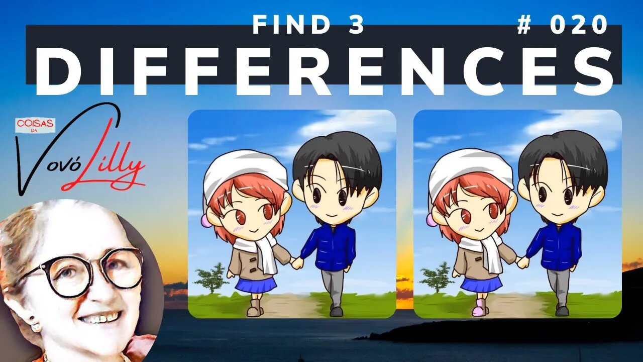 FIND THE THREE DIFFERENCES | # 020 | EXERCISE YOUR MEMORY