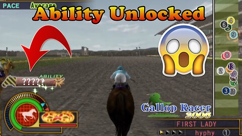 the third ability finally found - gallop racer 2006