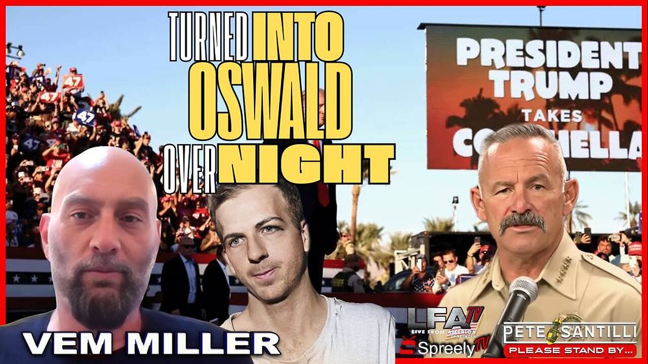 Vem Miller Falsely Accused & Turned into 'Lee Harvey Oswald' Overnight—No Evidence Needed!