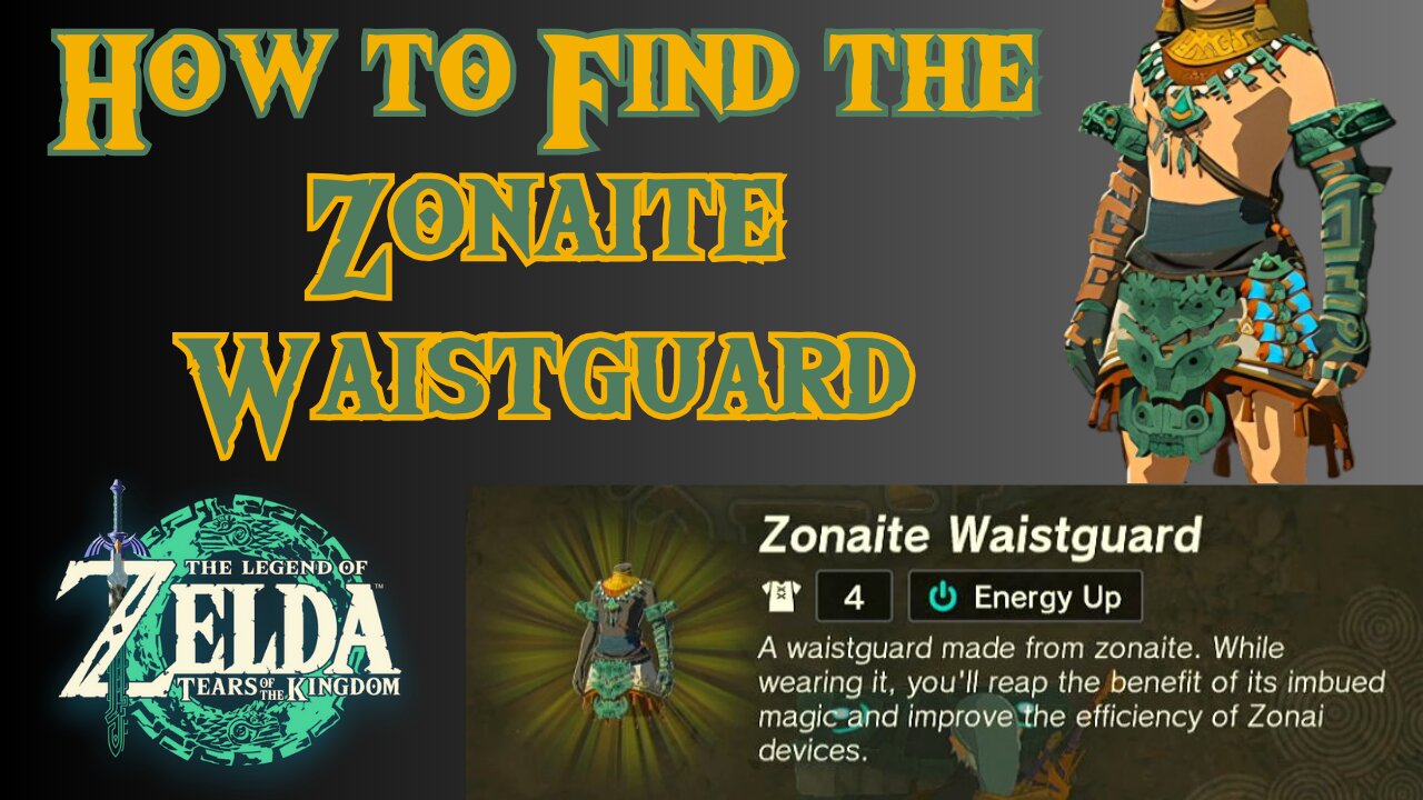 How to Find the Zonaite Waistguard in The Legend of Zelda: Tears of the Kingdom!!! #totk