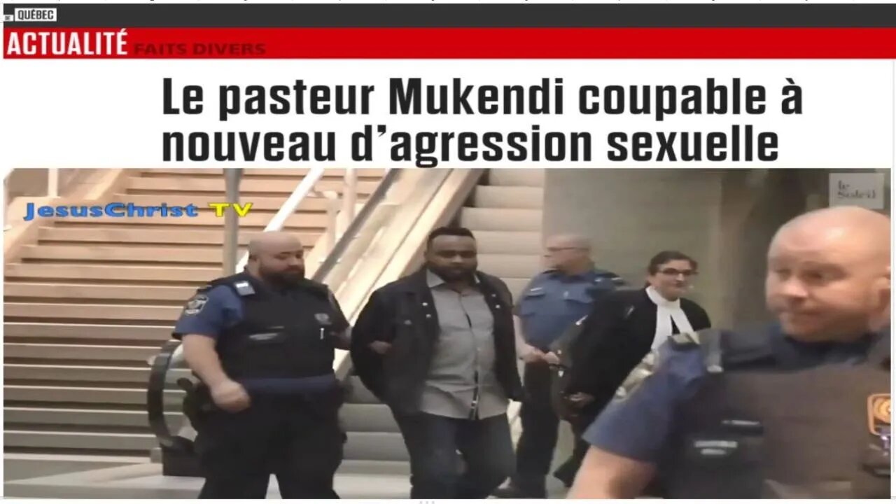 WHAOOH! Un autre tribunal canadien condamne pasteur-vampire FUGITIF Paul Mukendi pour un autre viol
