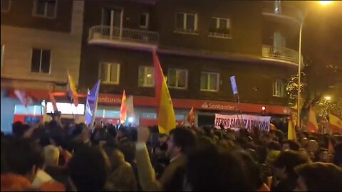 Chants of "Spain is Christian, not Muslim" on the streets of Madrid