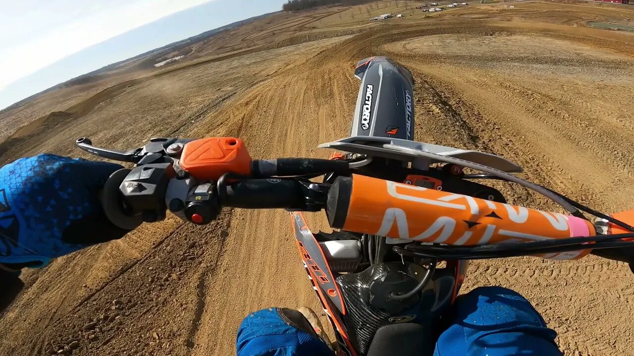 Mastering the big double at Huffman Hills MX! (Old Vet Rider)