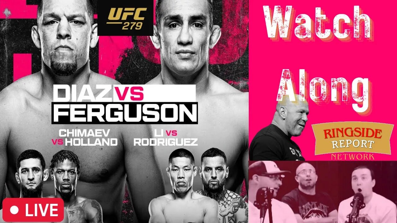 🔴UFC 279 Watch Along | Diaz vs Ferguson | Live Stream