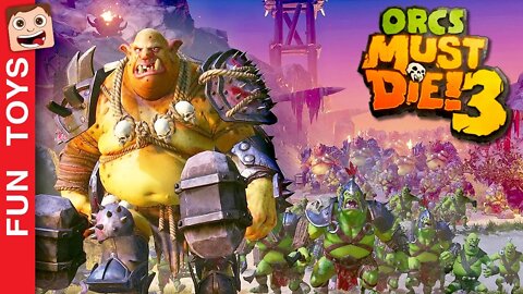 Orcs Must Die 3 - Usamos ARMADILHAS e ARMAS MÁGICAS para impedir os ORCS de entrarem no PORTAL! 🧙‍♂️