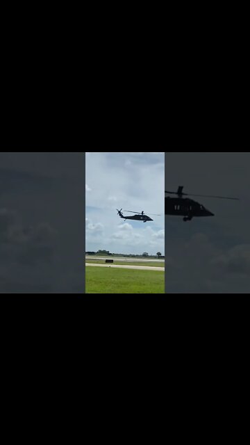 UH-60 BlackHawk doing touch and goes