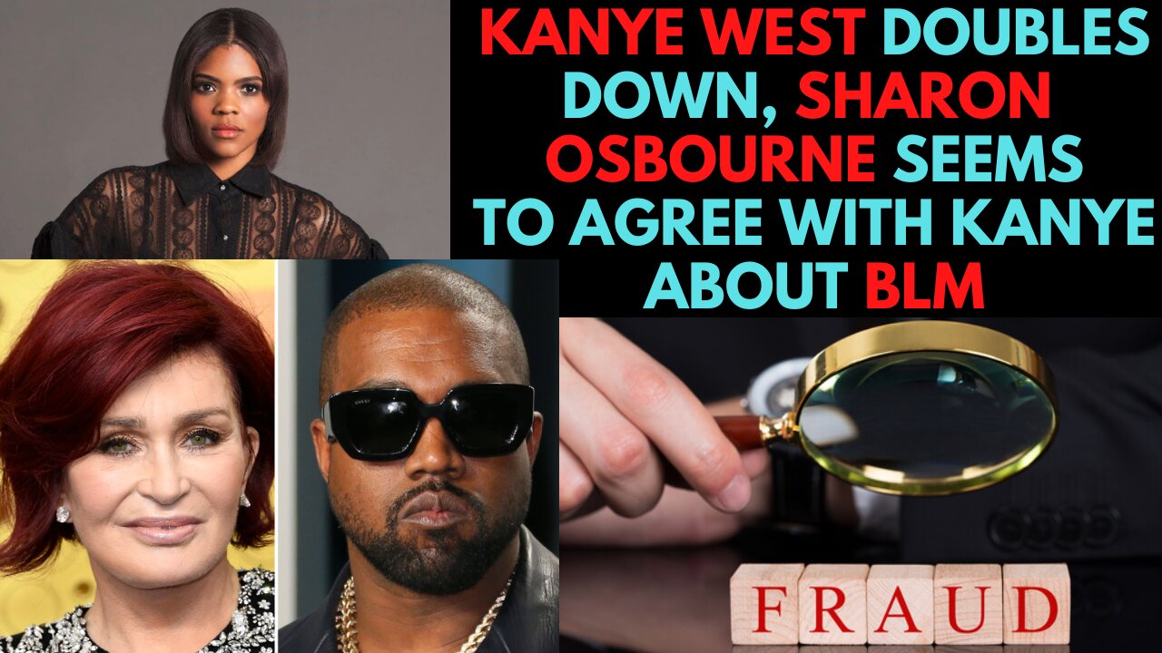 Kanye labels BLM a Scam with WLM Shirt, Sharon Osbourne want's her $900k Donation Back