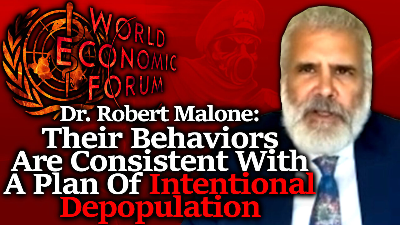 DEPOPULATION?! Dr. Malone: The Injections Are Most Likely Damaging People's Immune System