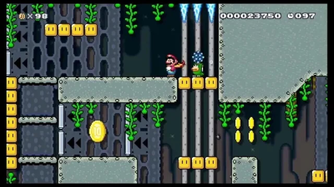 Mario Maker 2 SMW Underground Levels