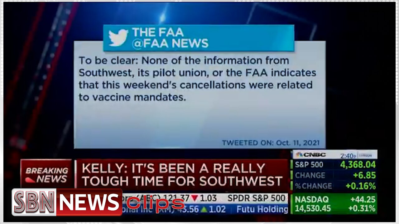 Southwest CEO Denies Massive Flight Cancellations Were Related to Vaccine Mandates - 4434