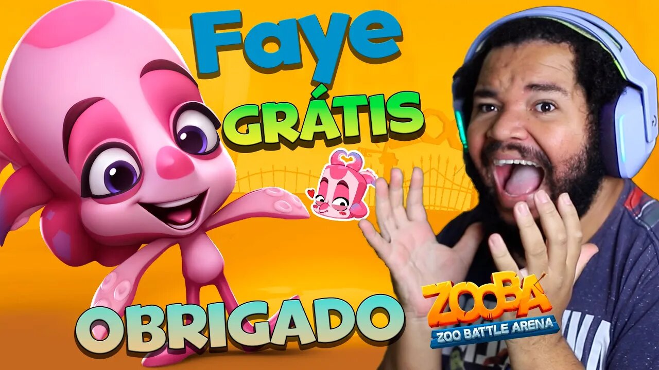 GANHEI A FAYE GRÁTIS | OBRIGADO ZOOBA: Jogo de Batalha Animal