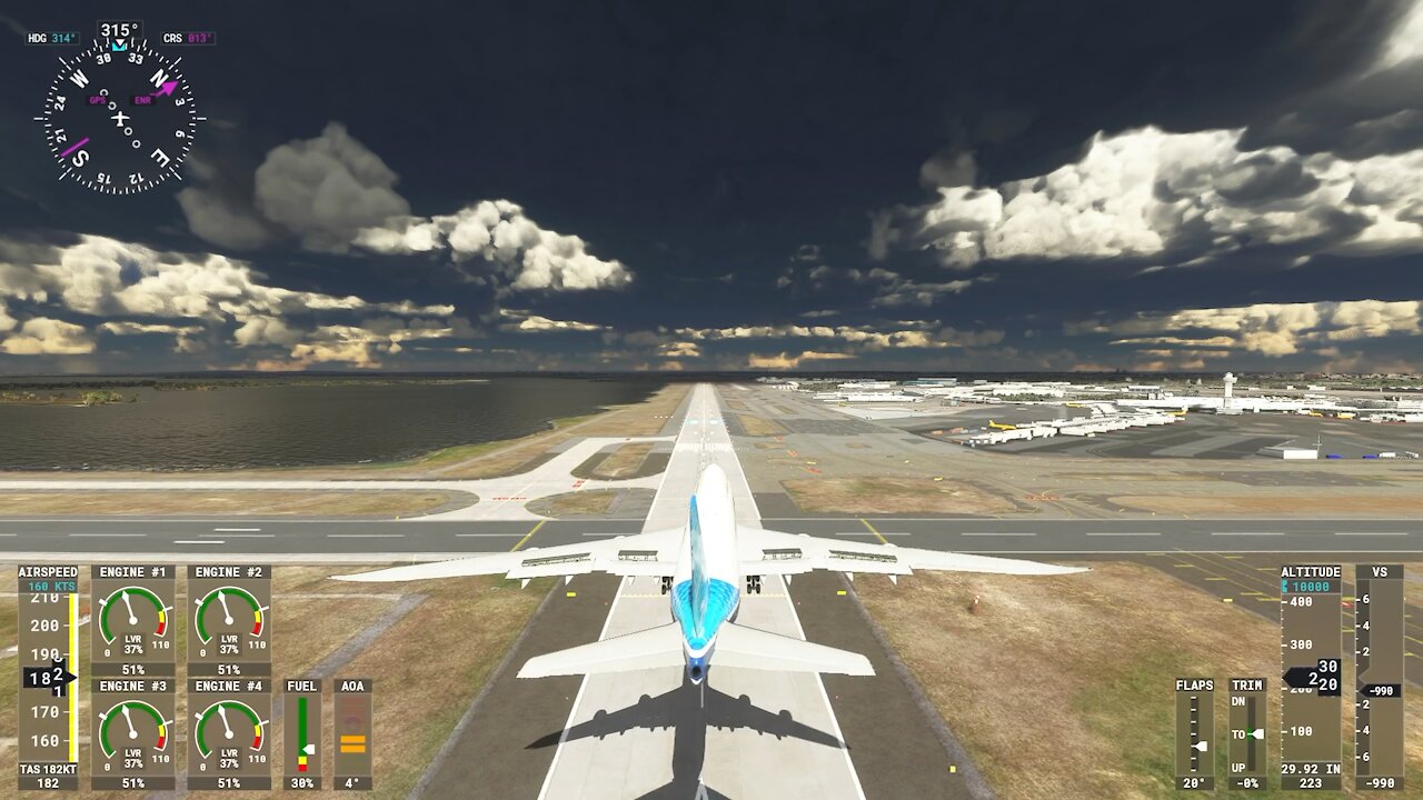 Landing in New York | Microsoft Flight Simulator 2020