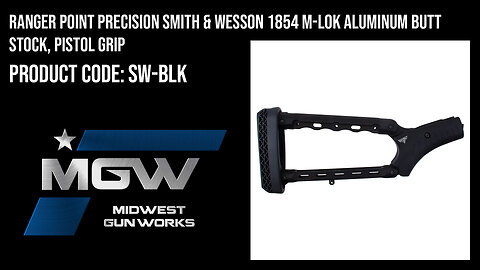 Ranger Point Precision Smith & Wesson 1854 M-LOK Aluminum Butt Stock, Pistol Grip - SW-BLK
