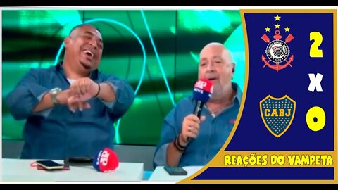 REAÇÕES DO VAMPETA: CORINTHIANS 2 X 0 BOCA JUNIORS LIBERTADORES 2022