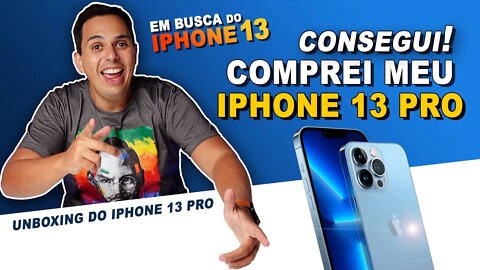 Comprei meu iPhone 13 Pro! Confira como eu consegui comprar meu iPhone 13 Pro.
