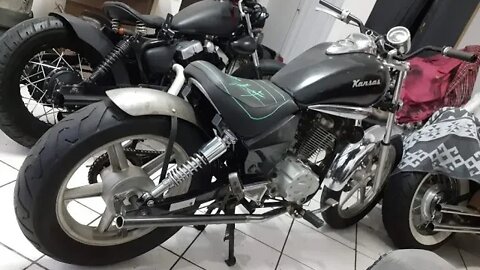 Dicas de customização estilo bobber para Dafra Kansas