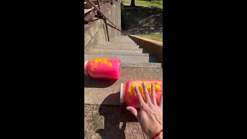 Crushing soft glass jar 🏺⚠️